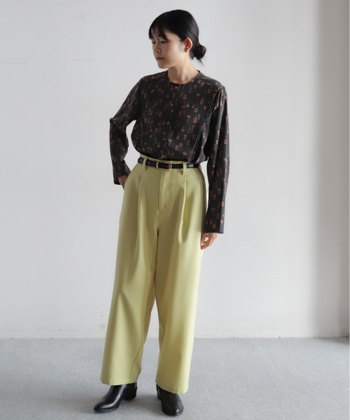 ポリエステルツイル タックパンツ | NOMBRE IMPAIR