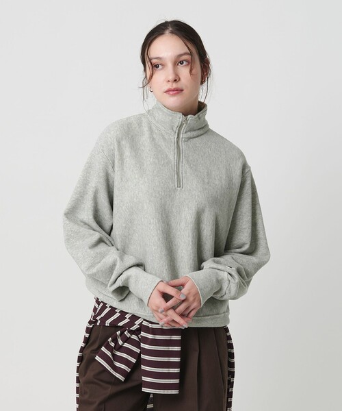 別注】＜Champion＞ハーフジッププルオーバー（スウェット