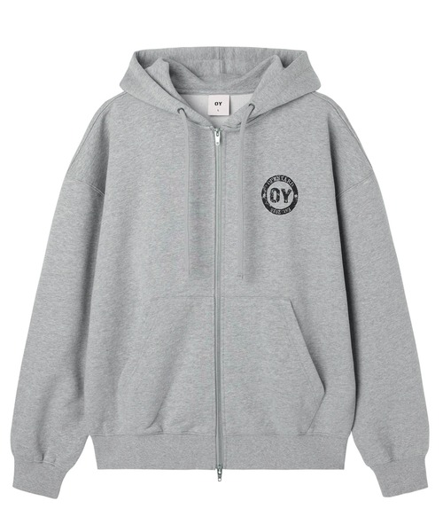 OY(オーワイ)の「『OY/オーワイ』CROSS FACES HOODIE ZIP UP/クロスフェイスジップアップパーカー(パーカー・レディース・グレー/ブラック・L/M)」の17枚目の写真