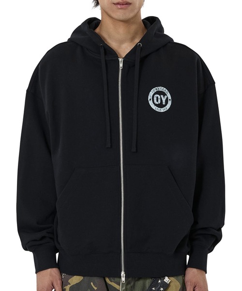 OY/オーワイ』CROSS FACES HOODIE ZIP UP/クロスフェイスジップアップ
