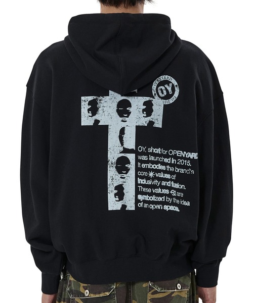 OY/オーワイ』CROSS FACES HOODIE ZIP UP/クロスフェイスジップ