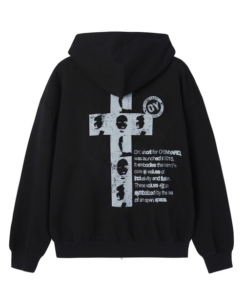 OY/オーワイ』CROSS FACES HOODIE ZIP UP/クロスフェイスジップ OY/オーワイ』CROSS FACES HOODIE ZIP UP/クロスフェイスジップ