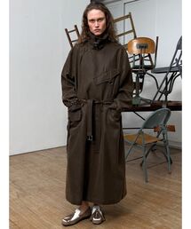 【Geek Office / ギークオフィス】OPEN YY Woven MOTORCYCLE MAXI TRENCH COA