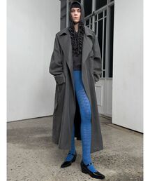 【Geek Office / ギークオフィス】OPEN YY Woven MOTORCYCLE MAXI TRENCH COA