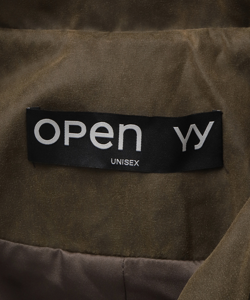 OPEN Yy(オープンワイワイ)の「【Geek Office / ギークオフィス】OPEN YY Woven MOTORCYCLE MAXI TRENCH COA(トレンチコート・レディース・ブラウン/チャコールグレー・SMALL)」の7枚目の写真