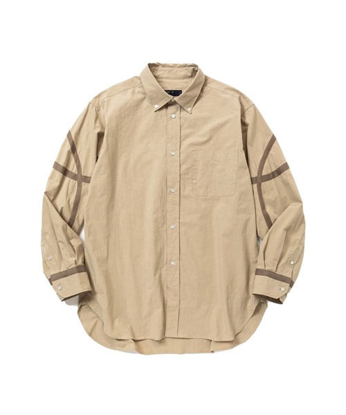 meanswhile(ミーンズワイル)の「Desert Dump Taping Shirts(その他トップス・メンズ・ベージュ/オフホワイト/ブラック・3(L)/2(M))」の3枚目の写真
