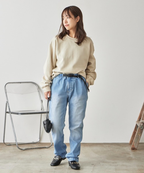 ストーンリバーグラミチ　デニムパンツ GRAMICCI / STRETCH DENIM LOOSE TAPERED RIDGE PANT