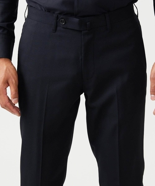 MICHEL KLEIN HOMME   （ミッシェルクランオム）の「【セットアップ】小紋柄スラックスパンツ（スラックス・メンズ・ブラック・MEDIUM/LARGE/X-LARGE）」の7枚目の写真