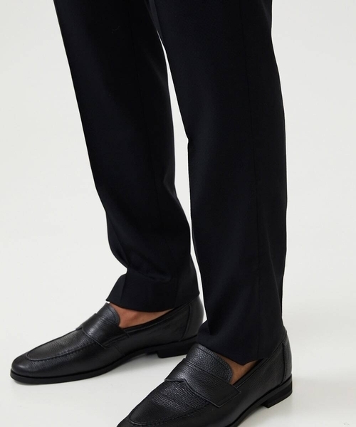 MICHEL KLEIN HOMME   （ミッシェルクランオム）の「【セットアップ】小紋柄スラックスパンツ（スラックス・メンズ・ブラック・MEDIUM/LARGE/X-LARGE）」の2枚目の写真