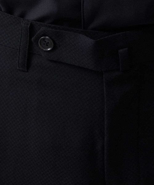 MICHEL KLEIN HOMME   （ミッシェルクランオム）の「【セットアップ】小紋柄スラックスパンツ（スラックス・メンズ・ブラック・MEDIUM/LARGE/X-LARGE）」の5枚目の写真