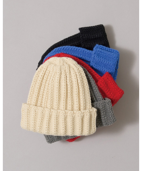 b・ROOM（ビールーム）の「【デイリースタンダードウェアシリーズ】ベーシックニットビーニー（ニットキャップ/ビーニー・キッズ・チャコール/レッド/アイボリー/ブラック/ブルー・52-54cm）」の21枚目の写真