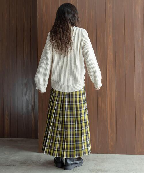 URBAN RESEARCH Sonny Label(アーバンリサーチサニーレーベル)の「チェックプリーツイージースカート(スカート・レディース・ブラウン系その他/グリーン系その他/ブルー系その他・36/38)」の10枚目の写真