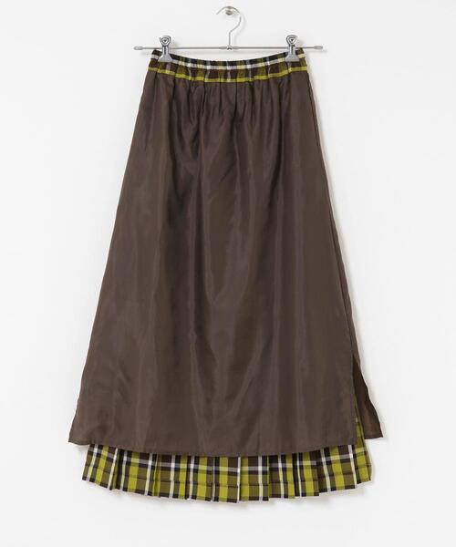 URBAN RESEARCH Sonny Label(アーバンリサーチサニーレーベル)の「チェックプリーツイージースカート(スカート・レディース・ブラウン系その他/グリーン系その他/ブルー系その他・36/38)」の14枚目の写真