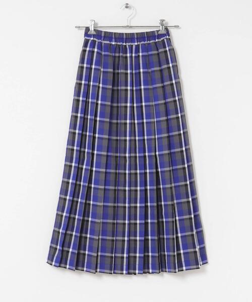 URBAN RESEARCH Sonny Label（アーバンリサーチサニーレーベル）の「チェックプリーツイージースカート（スカート・レディース・ブラウン系その他/グリーン系その他/ブルー系その他・36/38）」の16枚目の写真