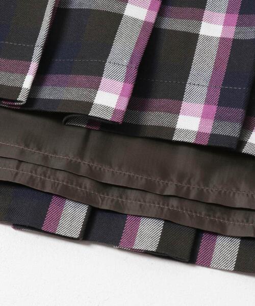 URBAN RESEARCH Sonny Label（アーバンリサーチサニーレーベル）の「チェックプリーツイージースカート（スカート・レディース・ブラウン系その他/グリーン系その他/ブルー系その他・36/38）」の6枚目の写真