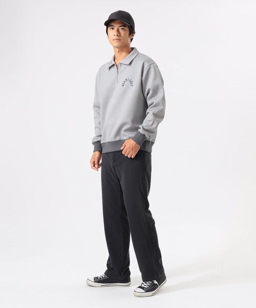 セール】ORANGE LABEL / アーチロゴ ハーフジップ プルオーバー