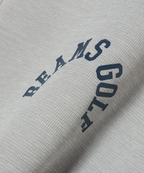 BEAMS GOLF（ビームスゴルフ）の「ORANGE LABEL / アーチロゴ ハーフジップ プルオーバー（スウェット・メンズ・グレー/ブラック/ブラウン・LARGE/MEDIUM/X-LARGE/SMALL）」の13枚目の写真