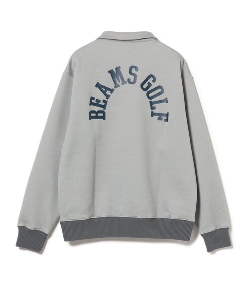 BEAMS GOLF（ビームスゴルフ）の「ORANGE LABEL / アーチロゴ ハーフジップ プルオーバー（スウェット・メンズ・グレー/ブラック/ブラウン・LARGE/MEDIUM/X-LARGE/SMALL）」の14枚目の写真