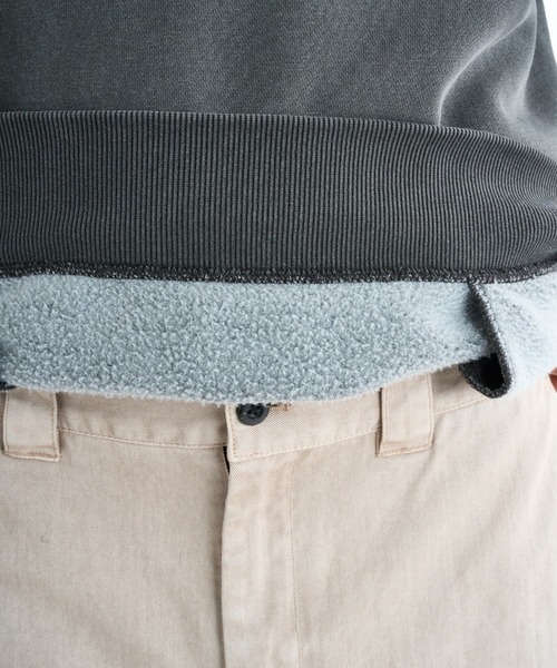Quiksilver（クイックシルバー）の「PG DOUBLE UP SWEAT P/クイックシルバー裏起毛ロゴプルオーバーパーカー・フーディー（パーカー・メンズ・ブラック/グレー・X-LARGE/MEDIUM/LARGE）」の3枚目の写真