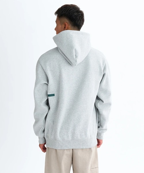 Quiksilver（クイックシルバー）の「PG DOUBLE UP SWEAT P/クイックシルバー裏起毛ロゴプルオーバーパーカー・フーディー（パーカー・メンズ・ブラック/グレー・X-LARGE/MEDIUM/LARGE）」の6枚目の写真