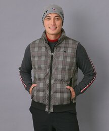 adabat（アダバット）の「【新レーベル ADABAT NAVY】撥水グレンチェック中綿ベスト（その他アウター・メンズ）」