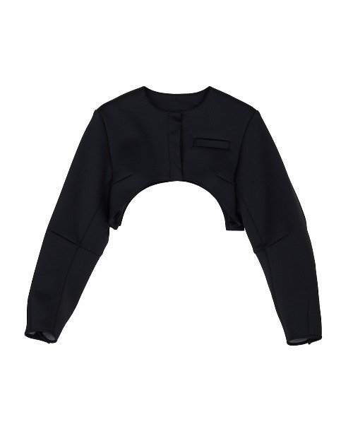 エルチェレ　OVAL SCOOP BOLERO セール】OVAL SCOOP BOLERO（ノーカラージャケット）｜ELCHELE