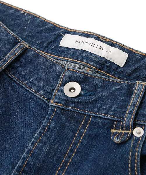 MEN'S MELROSE（メンズメルローズ）の「スリムテーパードストレッチデニム（デニムパンツ・メンズ・ブラック/インディゴブルー・3/4/2/5）」の13枚目の写真