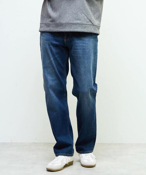 MEN'S MELROSE（メンズメルローズ）の「スリムテーパードストレッチデニム（デニムパンツ・メンズ・ブラック/インディゴブルー・3/4/2/5）」の17枚目の写真