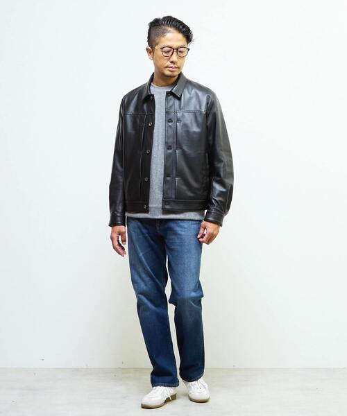 MEN'S MELROSE（メンズメルローズ）の「スリムテーパードストレッチデニム（デニムパンツ・メンズ・ブラック/インディゴブルー・3/4/2/5）」の18枚目の写真