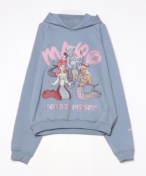 新品未使用　希少　MAYO メイヨー　刺繍　パーカー　XL 黒　定価36300円 SOLD}MAYO メイヨー MAYO CROSS BONES Embroidery Hoodie{-BDS