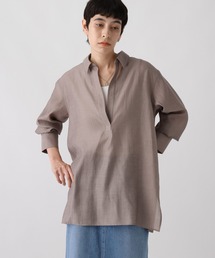 《ウタオ》スキッパーシアーシャツ