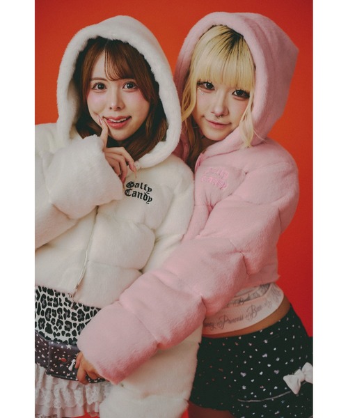 セール】【GALFY】ギャルもこふわブルゾン / 【ガルフィー】クロップド