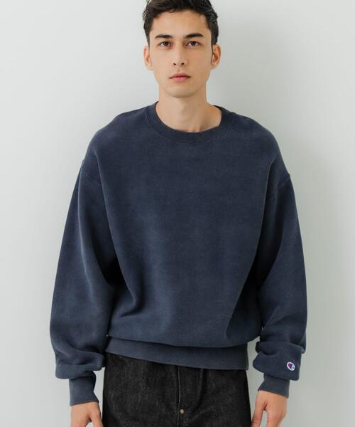 Champion(チャンピオン)の「『別注』CHAMPION×URBAN RESEARCH SNOW POWDER WASH CREW-NECK(スウェット・メンズ・グリーン/ネイビー/レッド/ブラック・X-LARGE/LARGE/MEDIUM)」の12枚目の写真