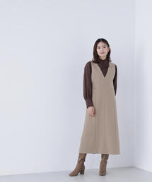 NATURAL BEAUTY BASIC(ナチュラルビューティーベーシック)の◇圧縮ジャージーシリーズ ジャンパースカート(ジャンパースカート)