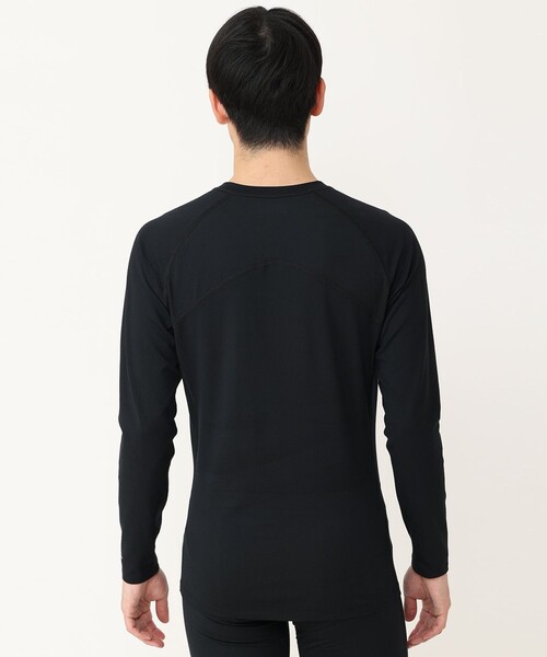 Columbia（コロンビア）の「防寒 速乾 Columbia／メンズ オムニヒートインフィニティ― ニット ロングスリーブクルー ロングTシャツ（ロンT  長袖Tシャツ） ／コロンビア（Tシャツ/カットソー・メンズ・ブラック/ネイビー・S/XL/M/L）」の3枚目の写真