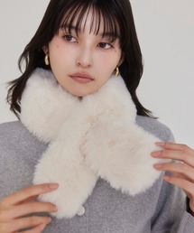 VIS | フェイクファーティペット(マフラー)