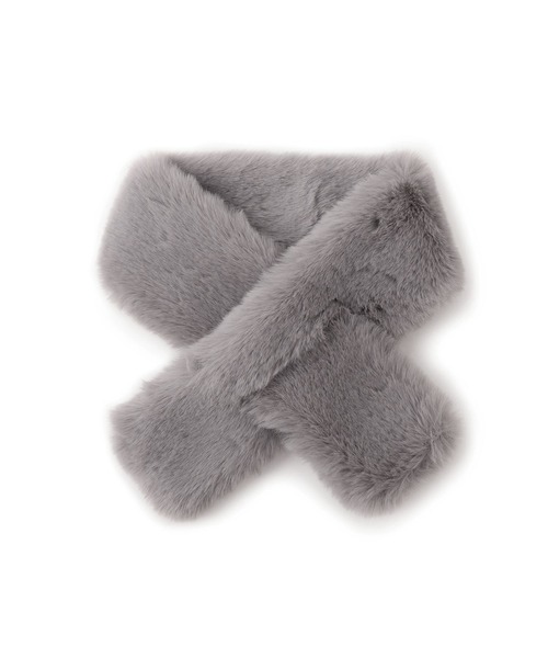 VIS（ビス）の「フェイクファーティペット（マフラー・レディース・キナリ/ライトグレー/ベージュ系その他2・FREE）」の13枚目の写真