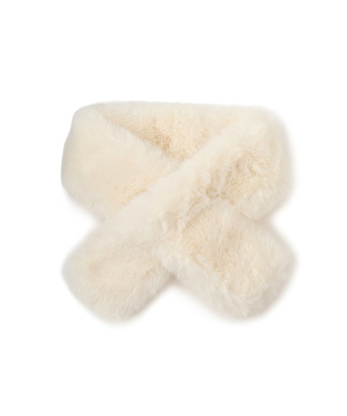 VIS（ビス）の「フェイクファーティペット（マフラー・レディース・キナリ/ライトグレー/ベージュ系その他2・FREE）」の14枚目の写真