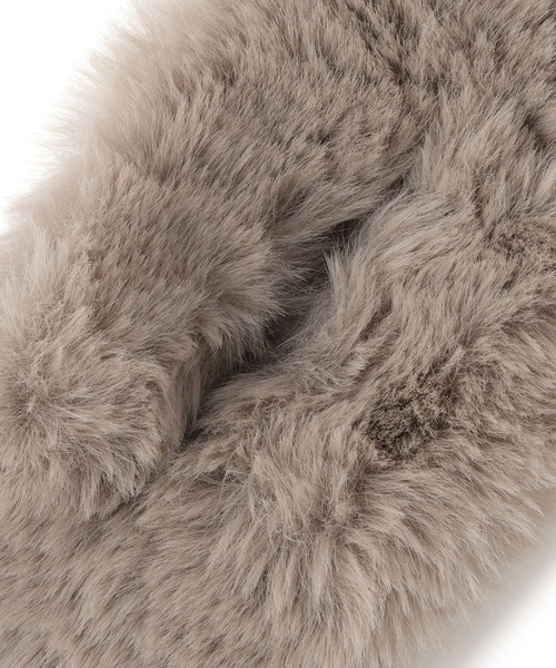 VIS（ビス）の「フェイクファーティペット（マフラー・レディース・キナリ/ライトグレー/ベージュ系その他2・FREE）」の17枚目の写真