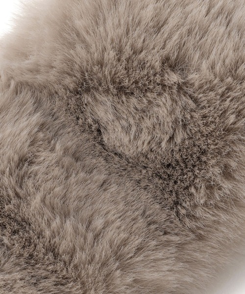 VIS（ビス）の「フェイクファーティペット（マフラー・レディース・キナリ/ライトグレー/ベージュ系その他2・FREE）」の10枚目の写真