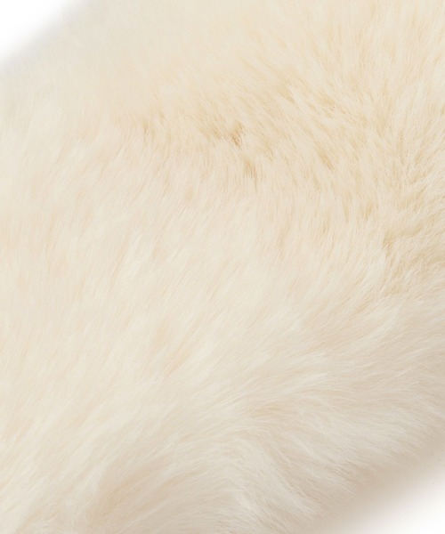 VIS（ビス）の「フェイクファーティペット（マフラー・レディース・キナリ/ライトグレー/ベージュ系その他2・FREE）」の12枚目の写真