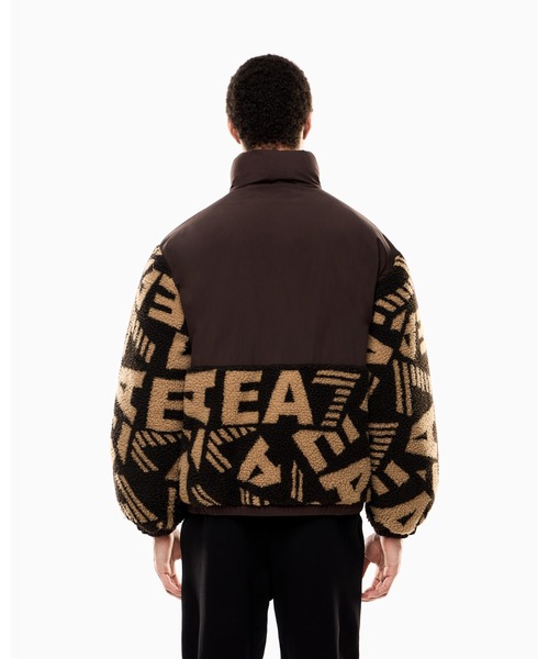 EMPORIO ARMANI EA7(エンポリオアルマーニイーエーセブン)の「【エンポリオ アルマーニ EA7】パデッドジャケット テディファブリック モノグラム(その他アウター・メンズ・ダークブラウン・MEDIUM/LARGE/X-SMALL/X-LARGE/SMALL/XX-LARGE)」の3枚目の写真