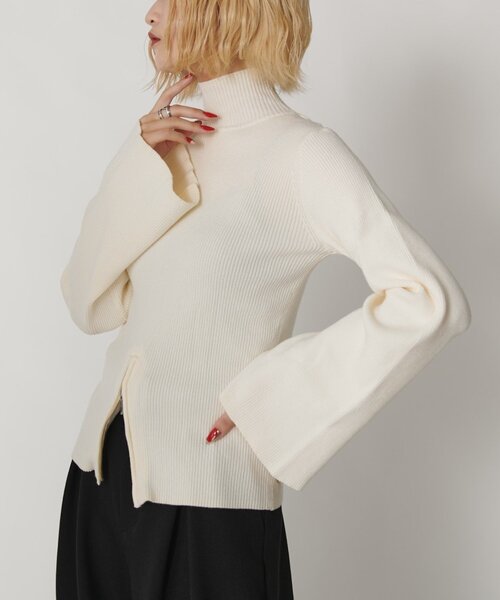 Lui's（ルイス）の「【mi-企画】2WAYフレアスリーブニット（ニット/セーター・レディース・グレー/オフホワイト/ブラック・FREE）」の20枚目の写真