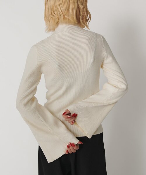 Lui's（ルイス）の「【mi-企画】2WAYフレアスリーブニット（ニット/セーター・レディース・グレー/オフホワイト/ブラック・FREE）」の21枚目の写真