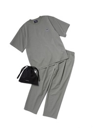 THOUSAND MILE（サウザンドマイル）の「[M's]SHORT SLEEVE T-SHIRT & LONG PANTS SET HIGH AIR PERMEABILITY/ショートスリーブＴシャツ＆ロングパンツセット（セットアップ）」
