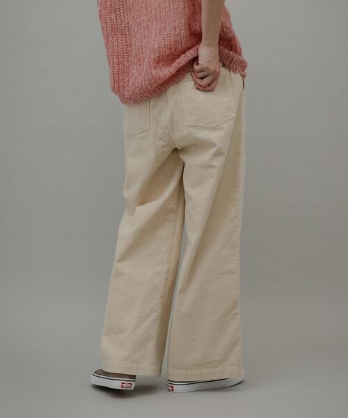 URBAN RESEARCH Sonny Label(アーバンリサーチサニーレーベル)の「コーデュロイベイカーイージーパンツ(その他パンツ・レディース・チャコールグレー/アイボリー/グレー系その他・36/38)」の7枚目の写真
