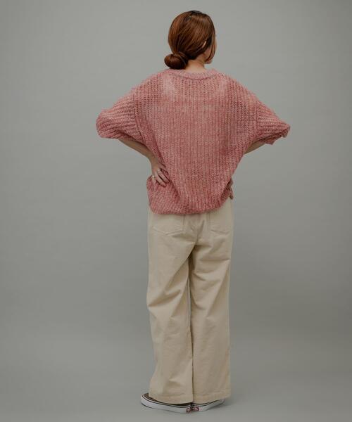 URBAN RESEARCH Sonny Label(アーバンリサーチサニーレーベル)の「コーデュロイベイカーイージーパンツ(その他パンツ・レディース・チャコールグレー/アイボリー/グレー系その他・36/38)」の10枚目の写真