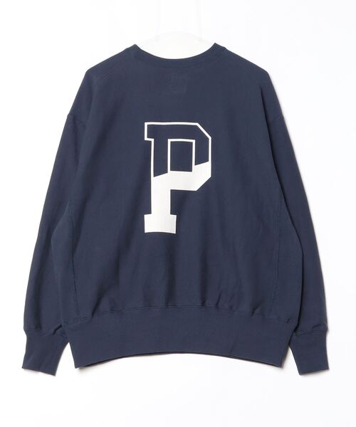 Sanca（サンカ）の「Sanca/サンカ　プロパティークルースウェット　PROPERTY CREW SWEAT（スウェット・メンズ・グレー/インディゴブルー・2/3）」の3枚目の写真