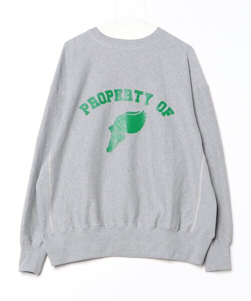 Sanca（サンカ）の「Sanca/サンカ　プロパティークルースウェット　PROPERTY CREW SWEAT（スウェット・メンズ・グレー/インディゴブルー・2/3）」の10枚目の写真