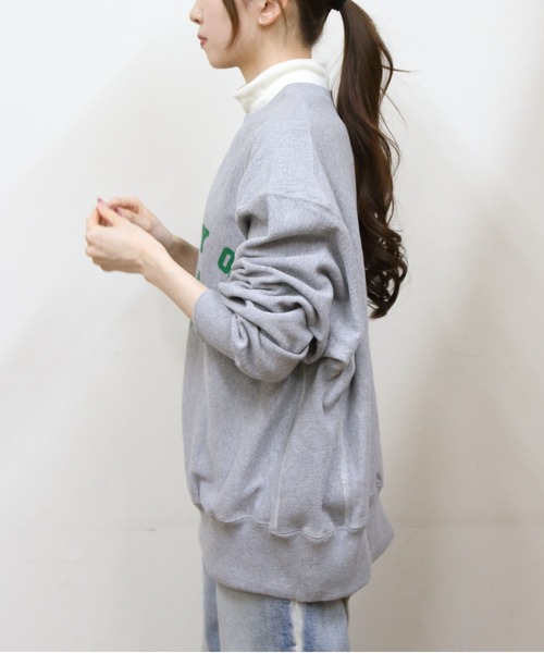 Sanca（サンカ）の「Sanca/サンカ　プロパティークルースウェット　PROPERTY CREW SWEAT（スウェット・メンズ・グレー/インディゴブルー・2/3）」の6枚目の写真